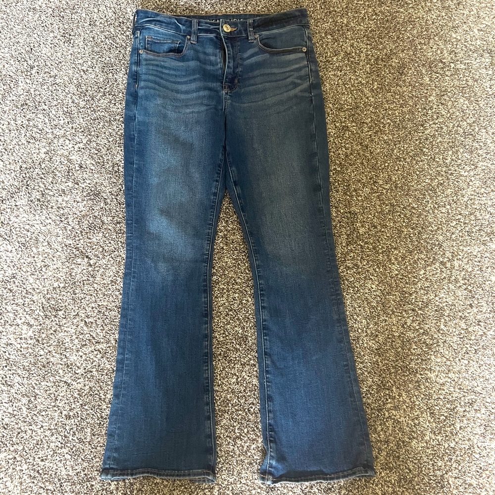 American Eagle High Rise Boot Cut Jeans